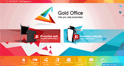 Desktop Screenshot of goldoffice.cz